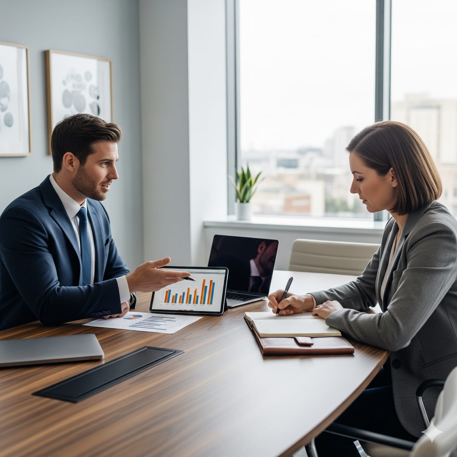 Şehir manzarası ve iş dünyası